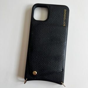 Bandolier Emma Case, pebble black like new!